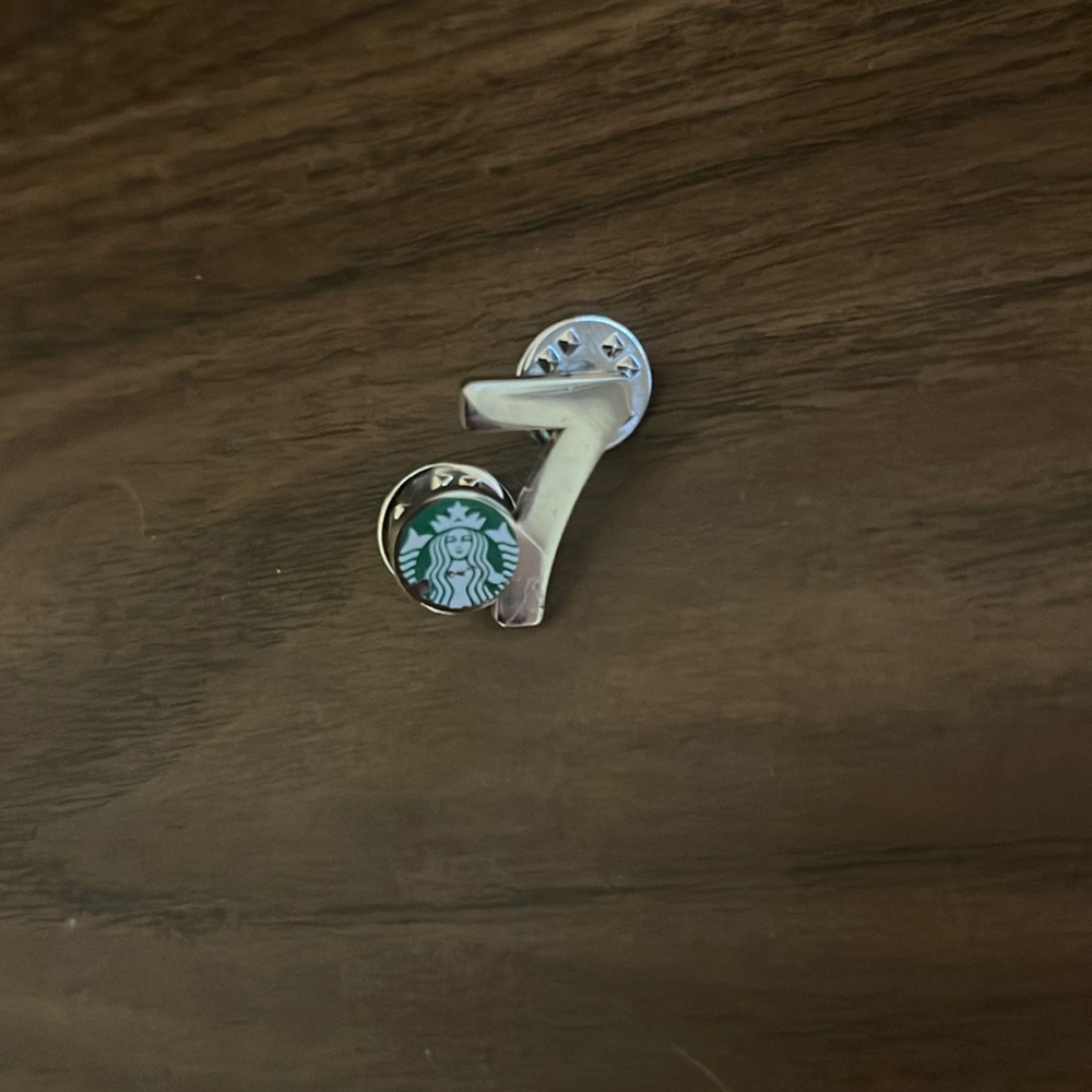 Starbucks 7 year pin